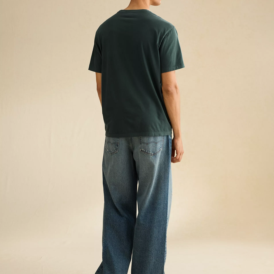 Standard Fit Everyday Lived‑In Mens Short Sleeve Tee